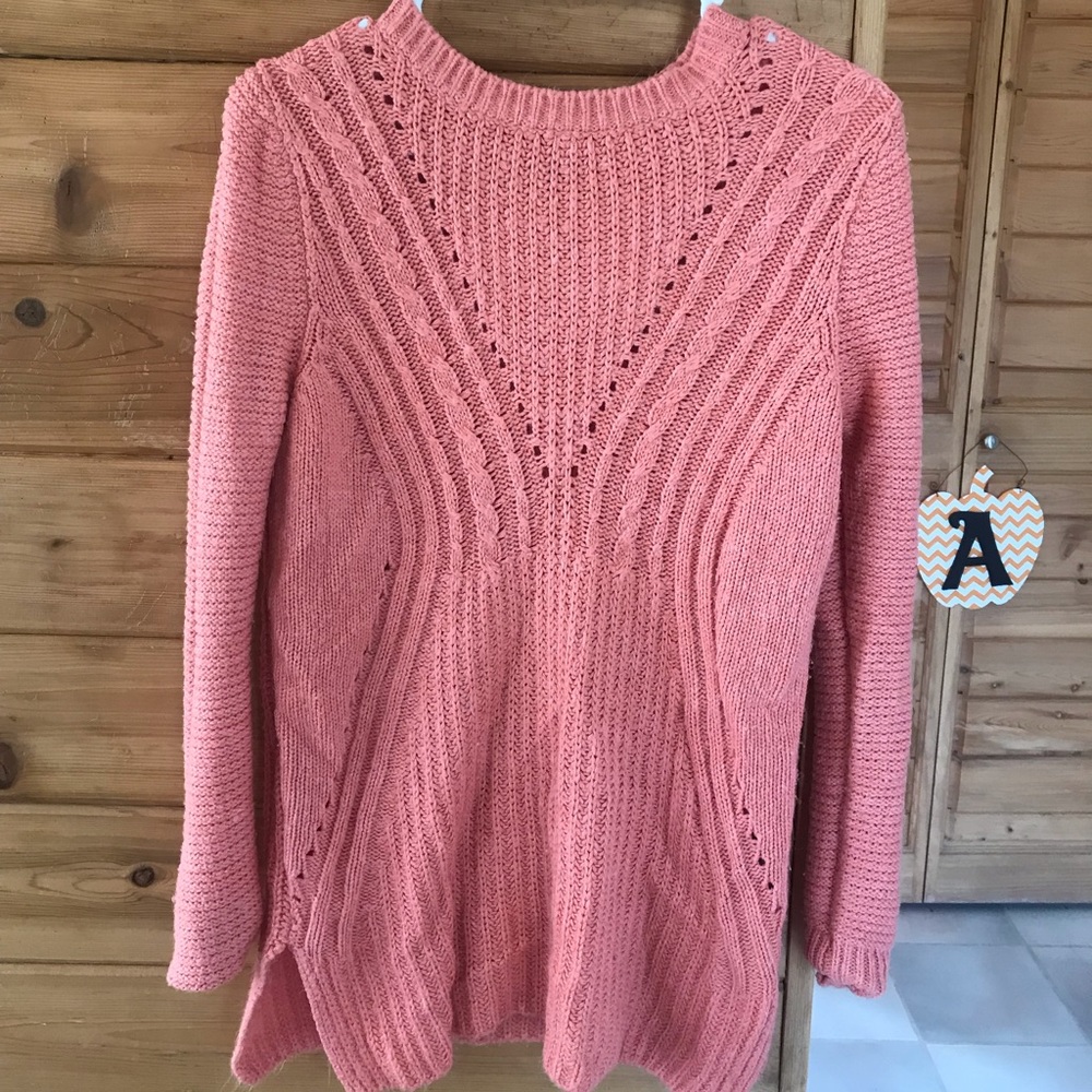Coral sweater